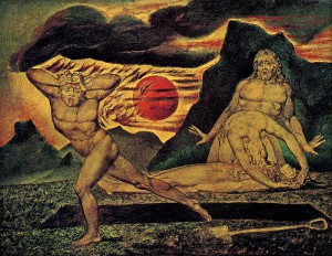 William Blake, "Il corpo di Abele trovato da Adamo ed Eva" (1826 ca.), Tate Gallery, London